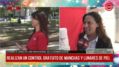 Gran demanda en jornada gratuita de chequeo de lunares en una plaza de Paran&aacute;